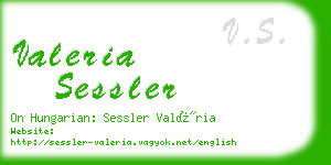 valeria sessler business card